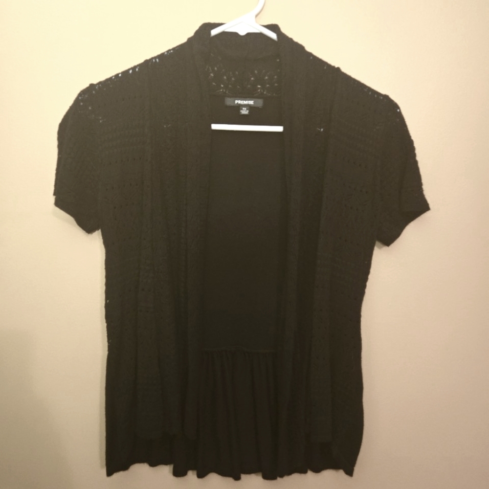 Premise Open Knit Cardigan